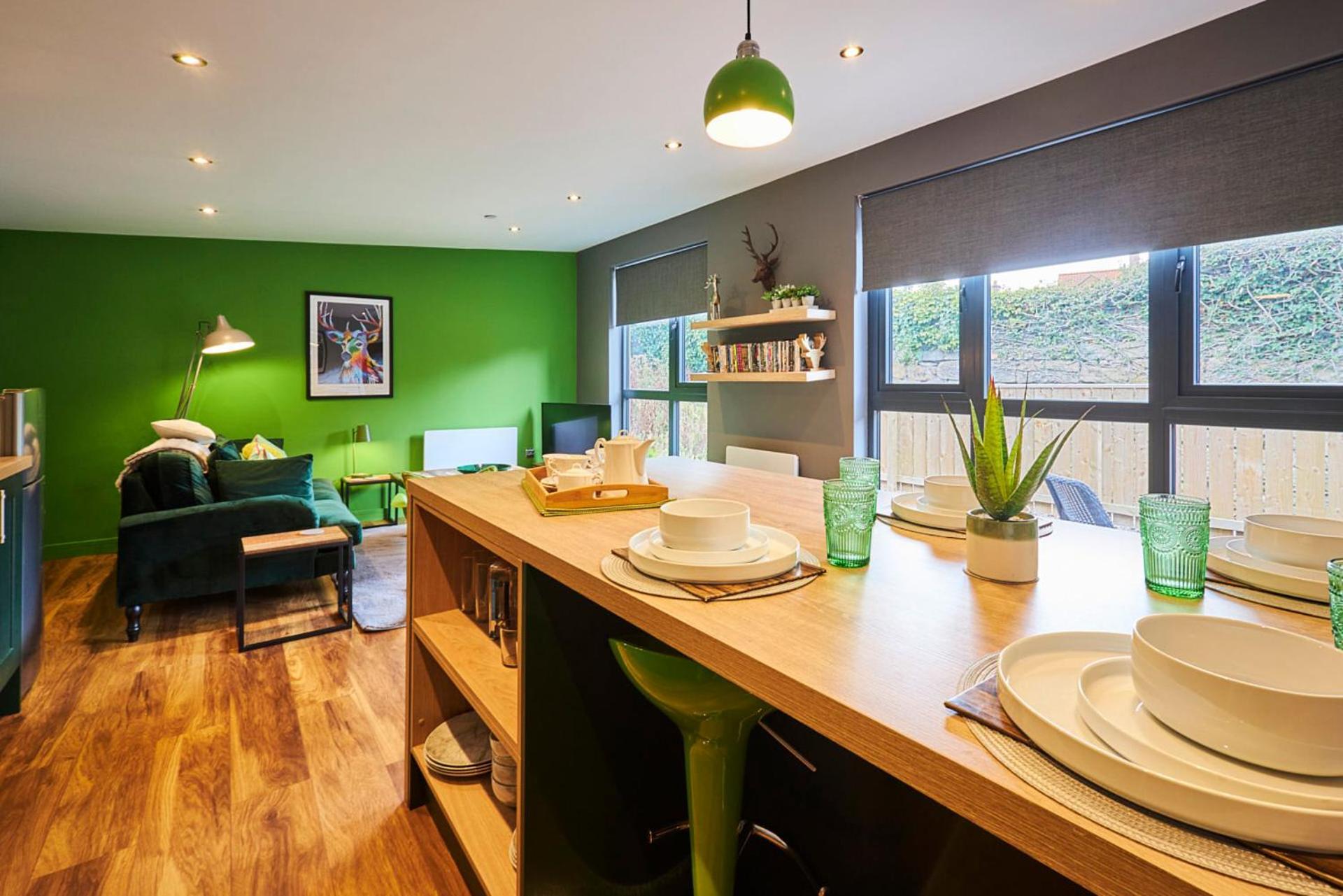 Host & Stay - Forest Green Lodge Alnwick Buitenkant foto